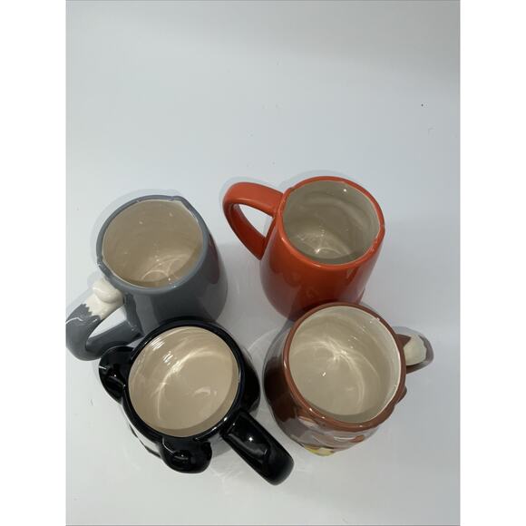 Set Of 4 Mugs by TAG Creatures Ceramic Coffee Mug Set - Picture 3 of 6